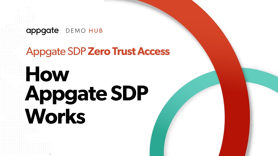 screenshot of Appgate SDP